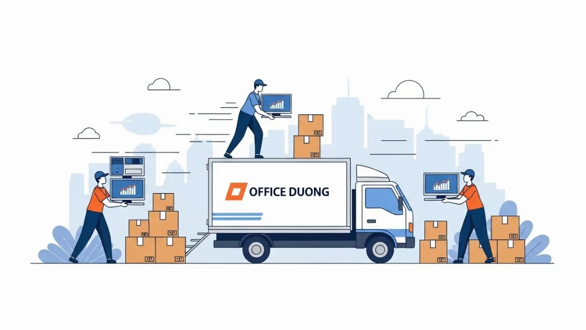 Tháo dỡ và đóng gói đồ đạc văn phòng chuyên nghiệp tại Bình Dương