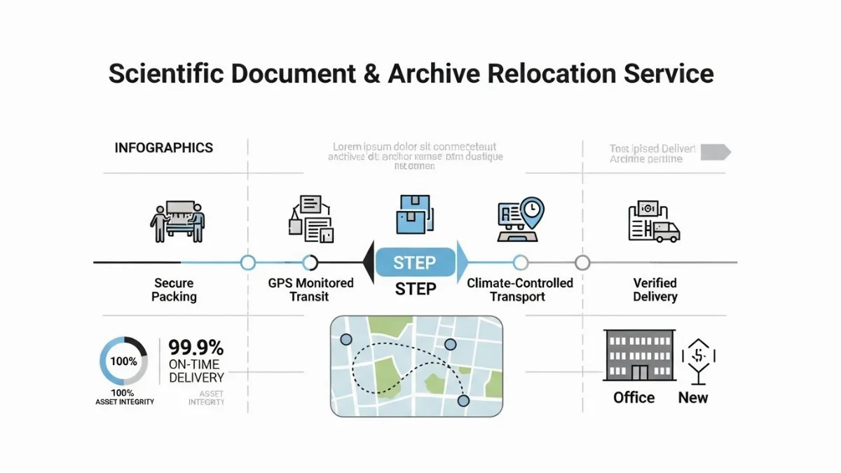 Vận chuyển tài liệu và hồ sơ đến văn phòng mới an toàn và có trật tự