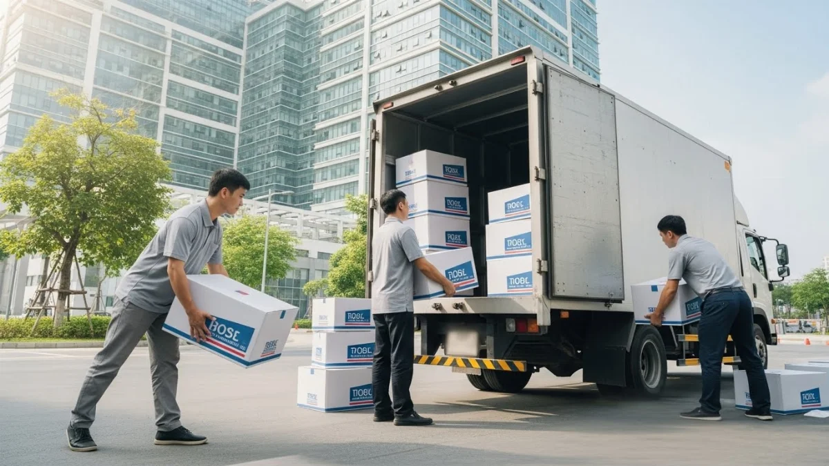 Chuyển Văn Phòng Bình Dương: So Sánh Chi Phí, Thời Gian [Trọn Gói vs Tự Chuyển]