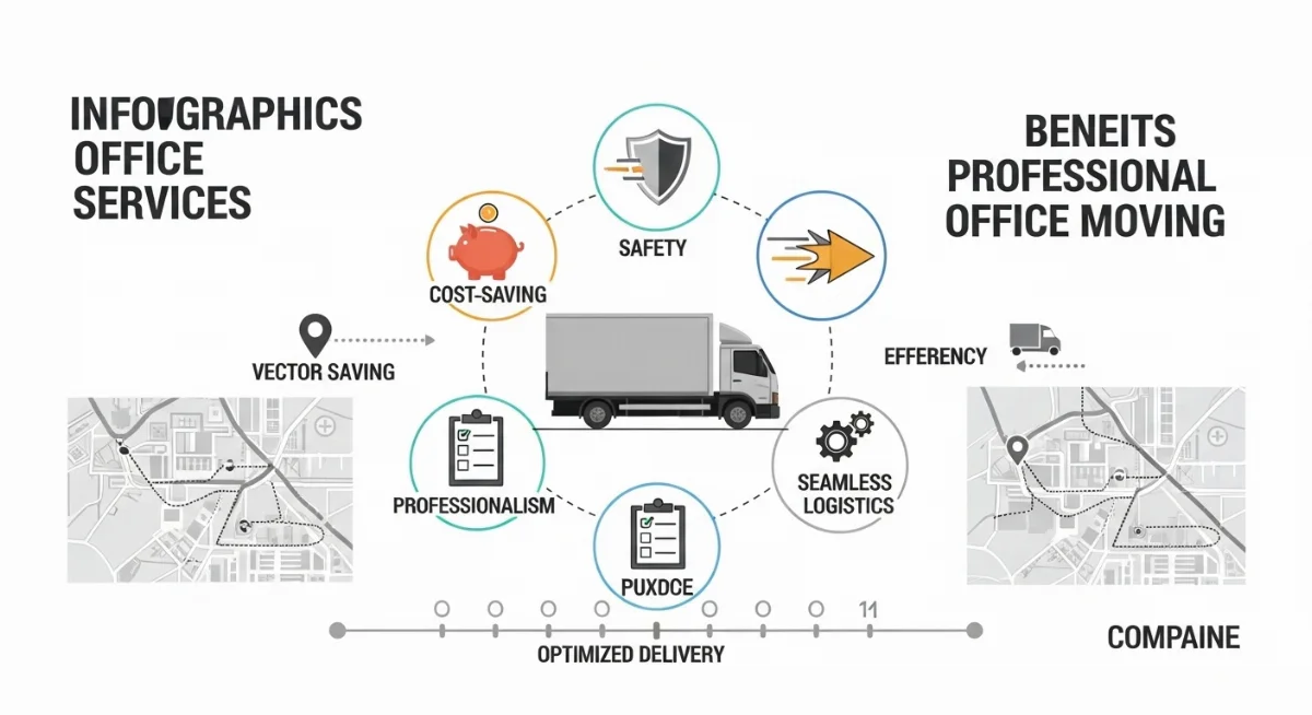Ban lãnh đạo doanh nghiệp đang vui vẻ trao đổi công việc, không lo lắng về chuyển văn phòng