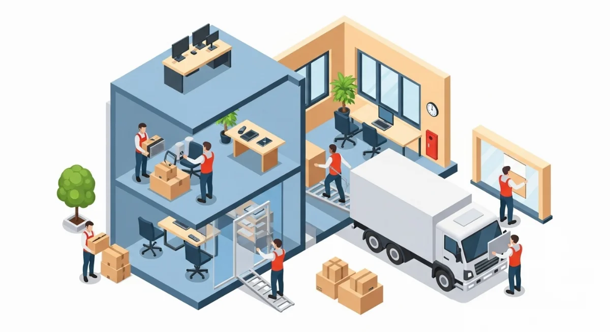 Di chuyển đồ đạc lớn dễ dàng nhờ dịch vụ chuyển văn phòng trọn gói chuyên nghiệp