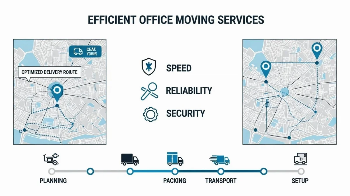 Một người đang xem xét hợp đồng bảo hiểm dịch vụ chuyển văn phòng