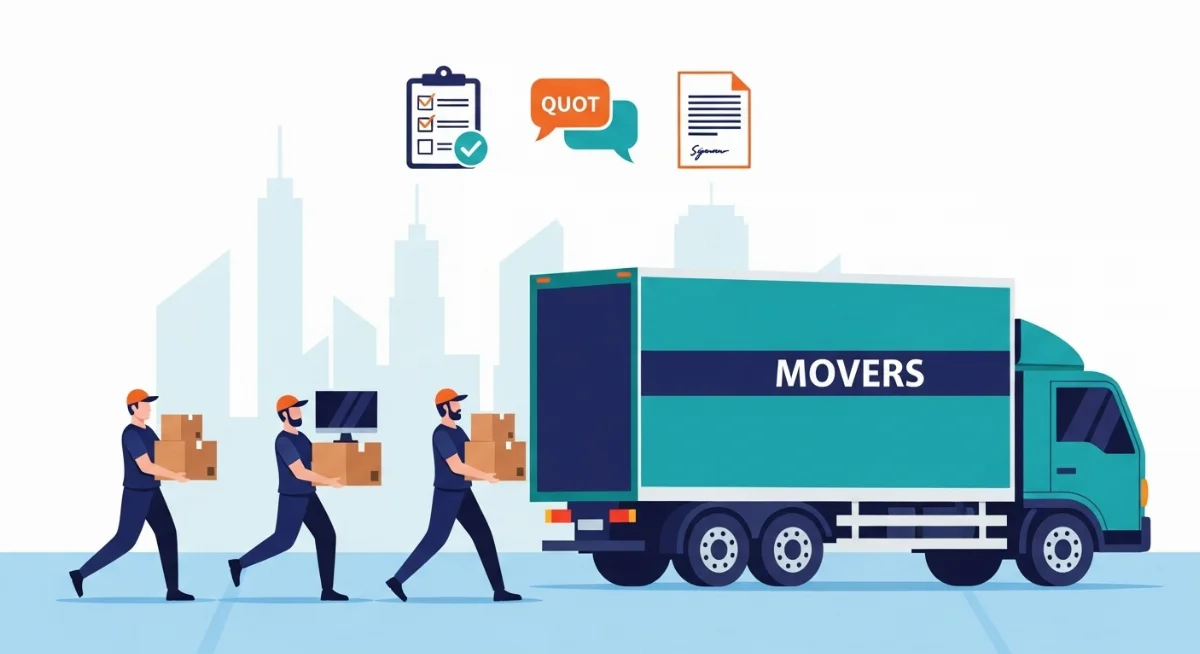 Quy trình đóng gói tài liệu văn phòng cẩn thận