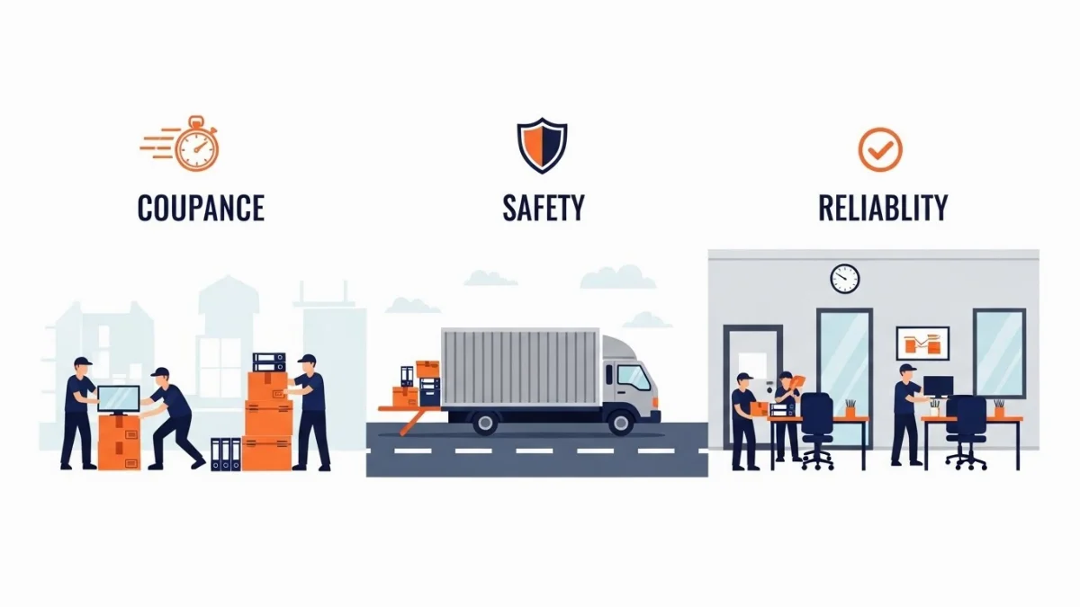 Vận chuyển tài liệu văn phòng an toàn đến địa điểm mới