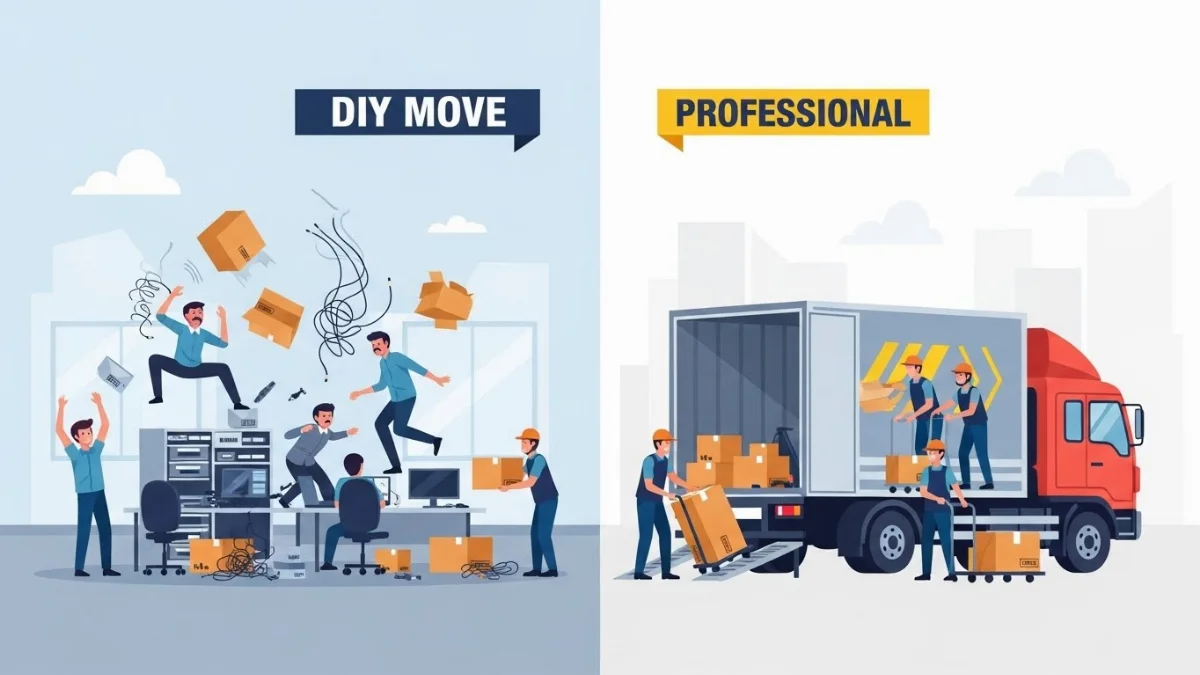 Thiệt hại tài sản và mất mát dữ liệu là rủi ro khi tự chuyển văn phòng