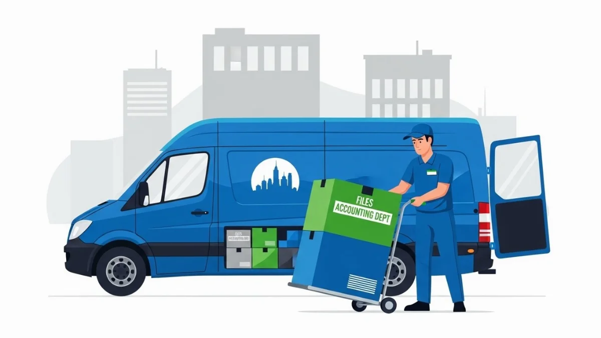 Sắp xếp tài liệu chuyển văn phòng theo mã hóa và màu sắc