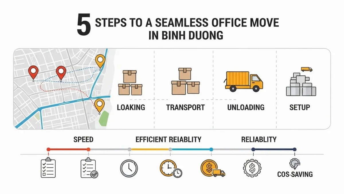 Kiểm kê tài sản kỹ lưỡng trước khi dọn văn phòng cho doanh nghiệp tại Bình Dương