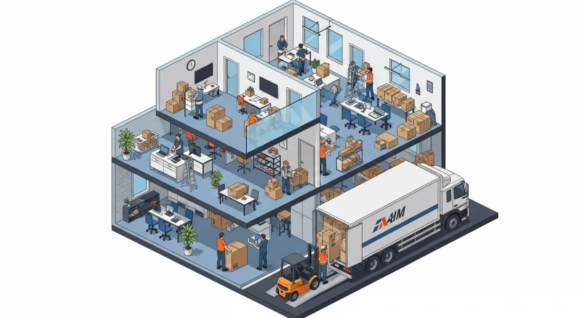 Phòng tránh rủi ro an toàn lao động khi di dời tài sản văn phòng