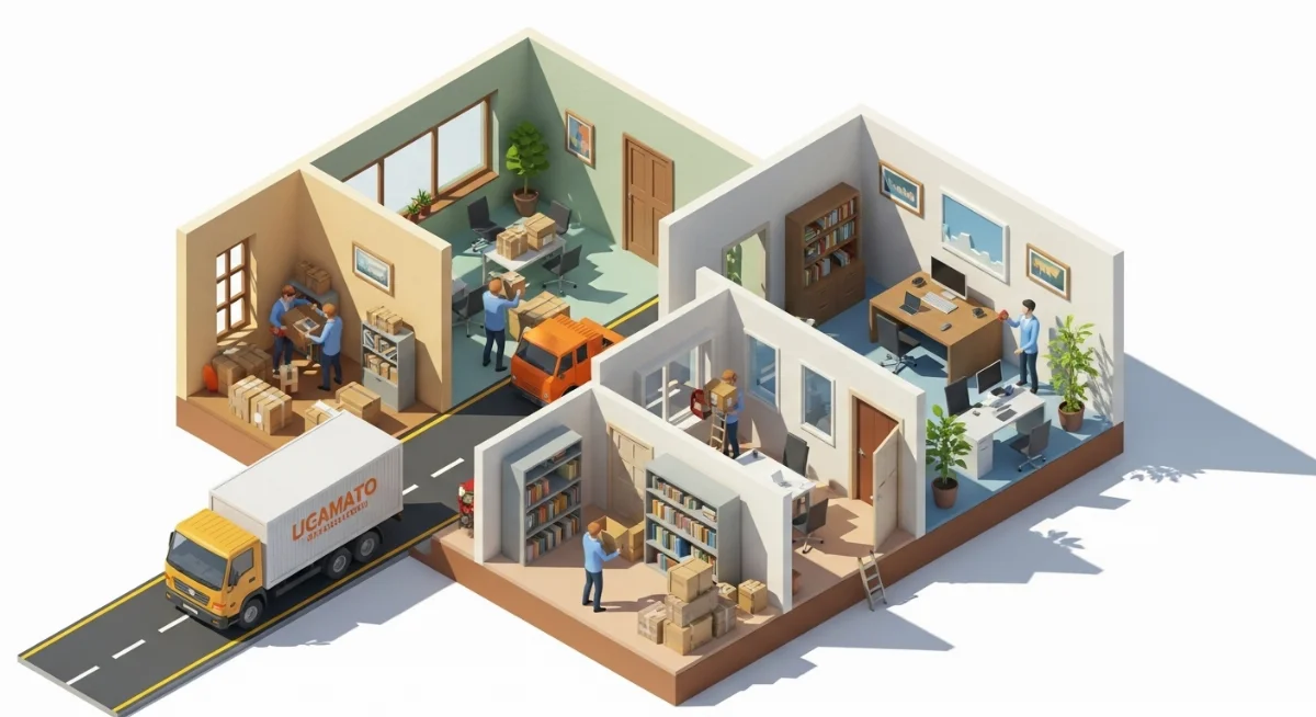 Quy trình chuyển văn phòng trọn gói khoa học đảm bảo mọi tài sản an toàn